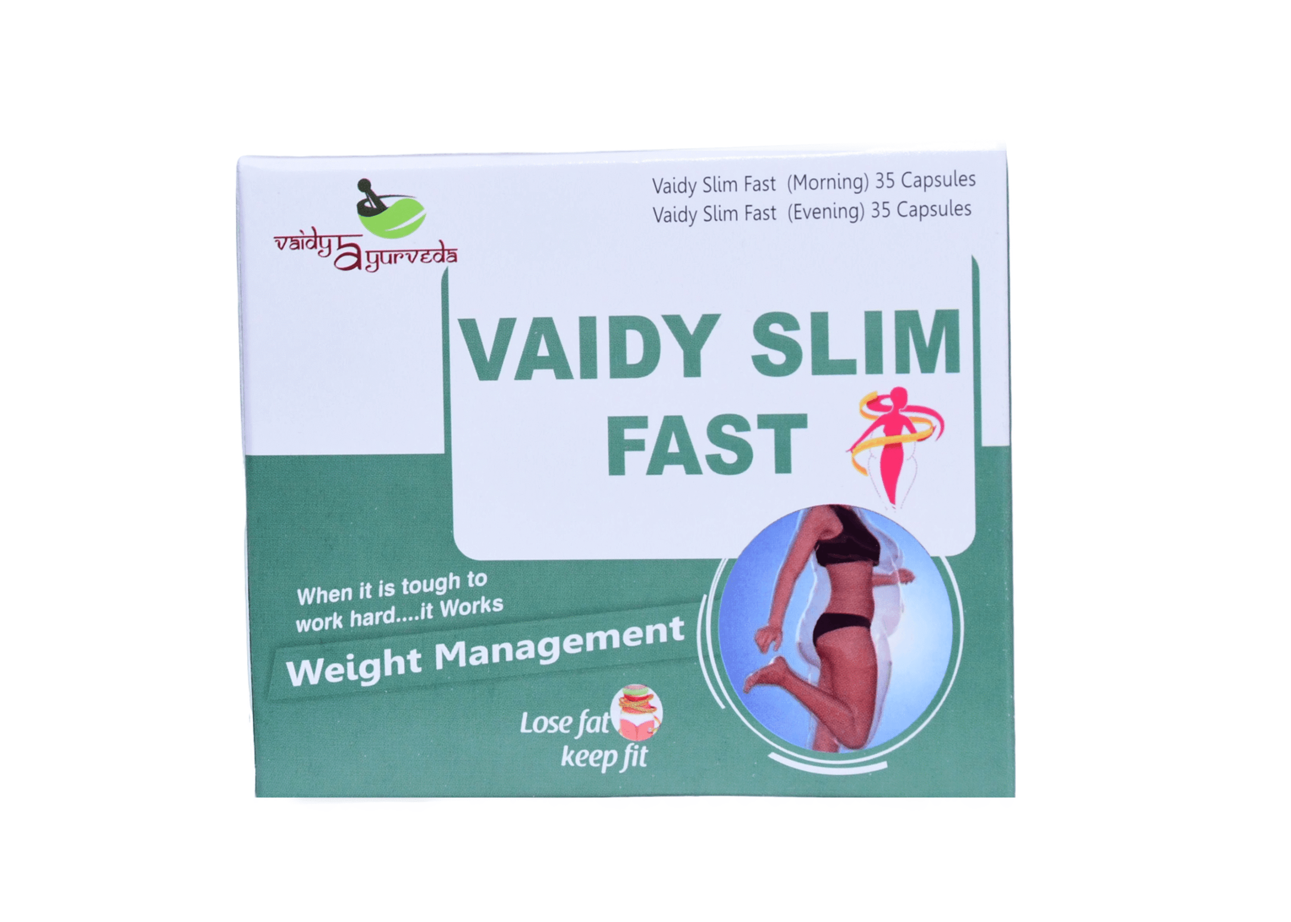 Vaidy Slim Fast – Ayurvedic Weight Management Capsules