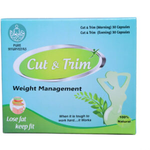 Cut & Trim β Ayurvedic Weight Management Capsules (Morning & Evening)